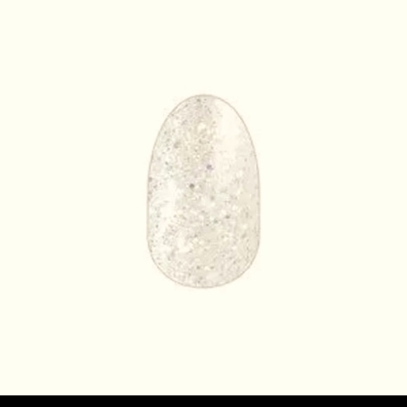 Color Street Silver White Sparkles Home Sleet Home Real Nail Polish Strips 2/$18 - Picture 3 of 7